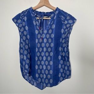 Anthropologie Maeve Tie Front Tee XS